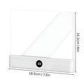 Men's Flat Book Light with LED Edge Lighting and Digital Display for Portable Reading - Image 2