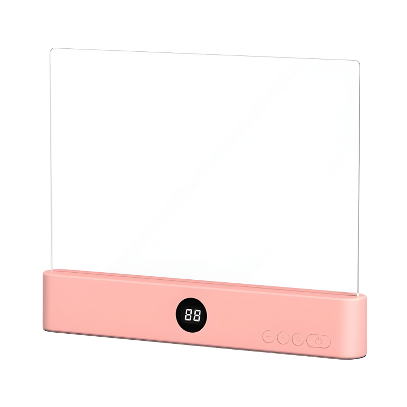Men's Flat Book Light with LED Edge Lighting and Digital Display for Portable Reading - Image 4