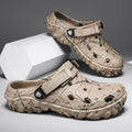Men's Foam Clogs with Adjustable Heel Strap and Ventilation Holes - Image 1