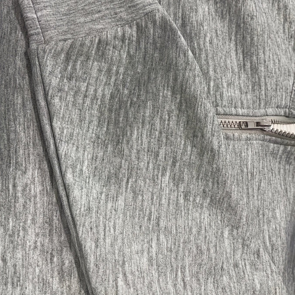 Men's Half Zip Sweatshirt with Textured Cotton Funnel Neck and Long Sleeves - Image 31