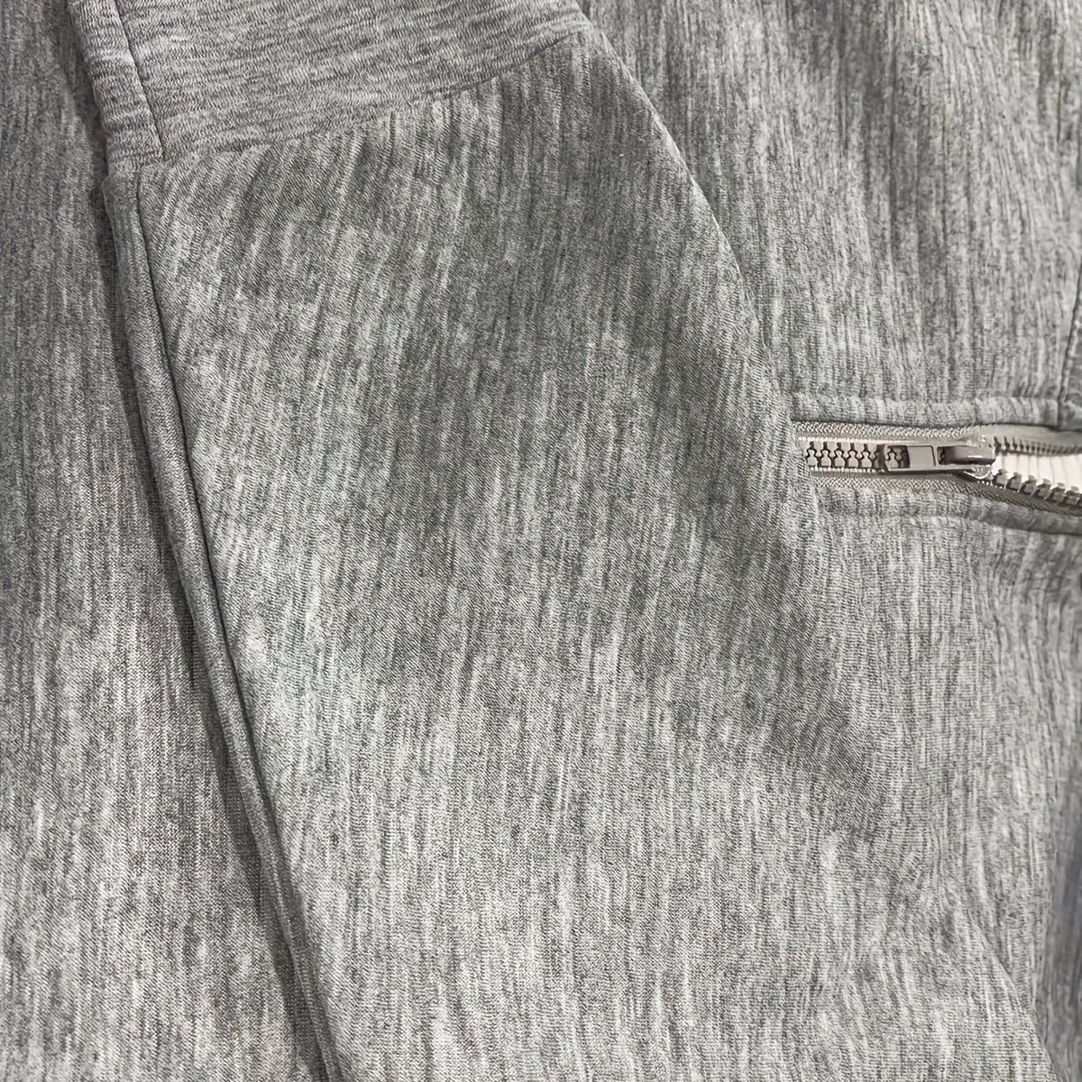 Men's Half Zip Sweatshirt with Textured Cotton Funnel Neck and Long Sleeves - Image 31