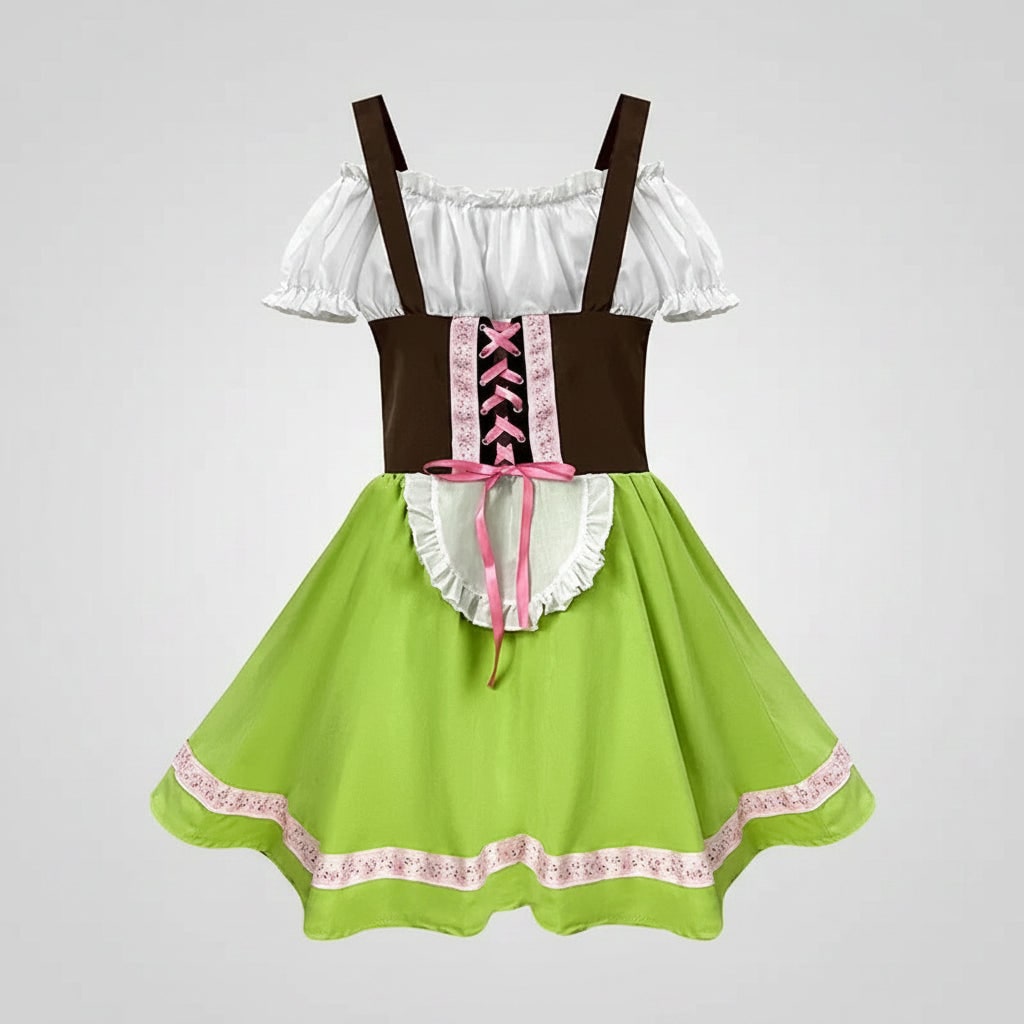 Men's Halloween Oktoberfest Costume Outfit Female with Lederhosen and Dirndl Dress 's Available - Image 3