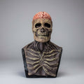 Men's Halloween Skull and Skeleton Mask with Creepy Latex Chest Bib for Cosplay Costume Party - Image 1
