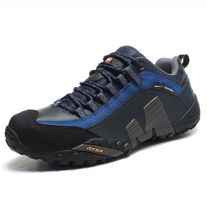 Men's Hiking and Trekking Shoes with Lugged Outsole Lace-Up Closure and Padded Collar - Image 2