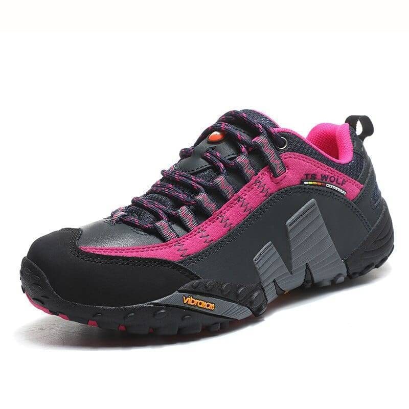 Men's Hiking and Trekking Shoes with Lugged Outsole Lace-Up Closure and Padded Collar - Image 6