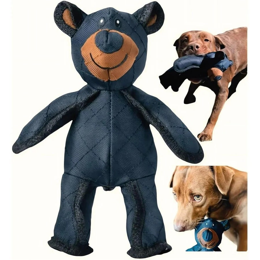 Men's Plush Dog Toy for Heavy Chewers with Reinforced Stitching and Durable Canvas - Image 1