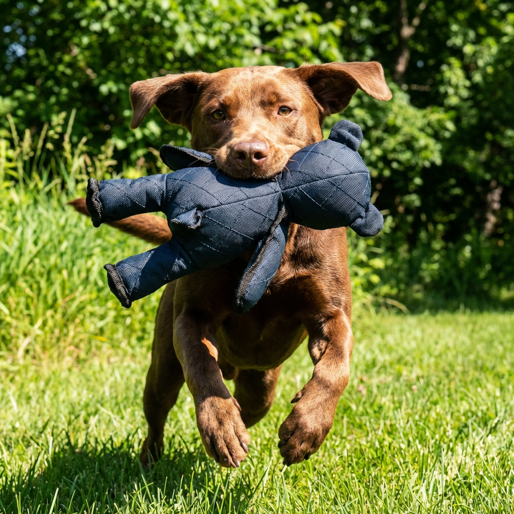 Men's Plush Dog Toy for Heavy Chewers with Reinforced Stitching and Durable Canvas - Image 2