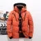 Men's Puffer Jacket with Adjustable Hood Quilted Down Fill and Zippered Pockets - Image 10