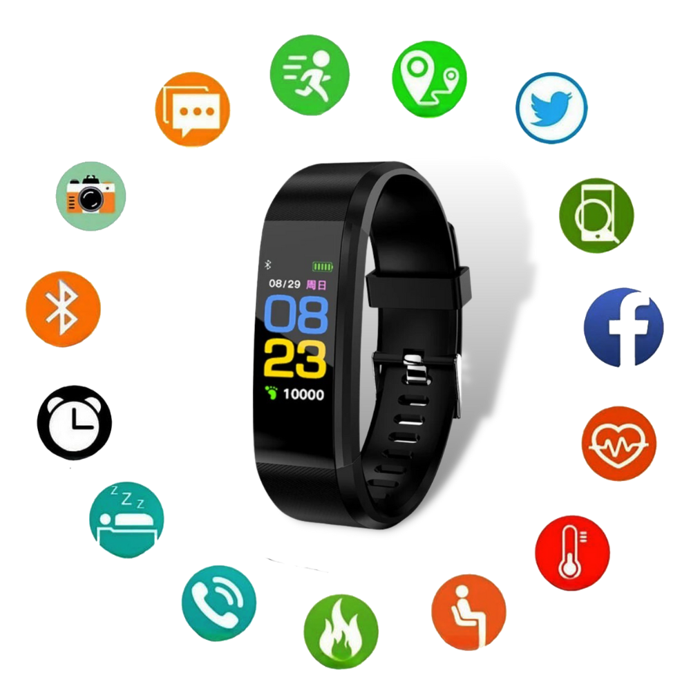 Men's Senior Fitness Tracker Step Counter Watch with Activity and Distance Tracking - Image 8