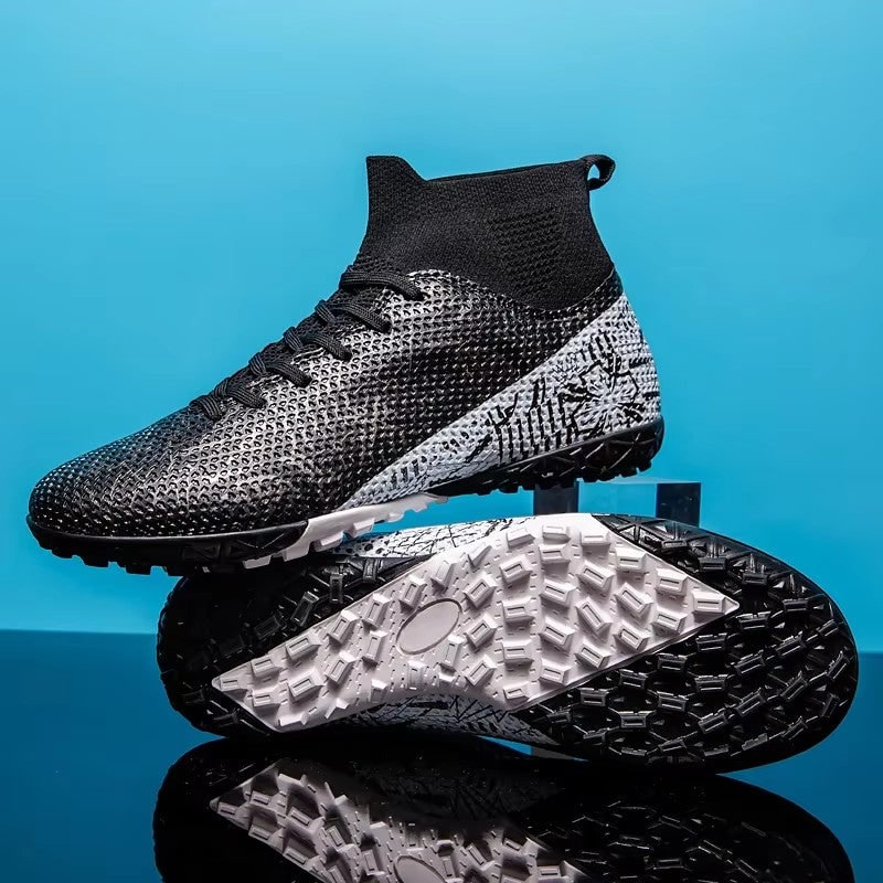 Men's Soccer Cleats Football Boots with High-Top Ankle Collar and Multi-Stud Sole - Image 16