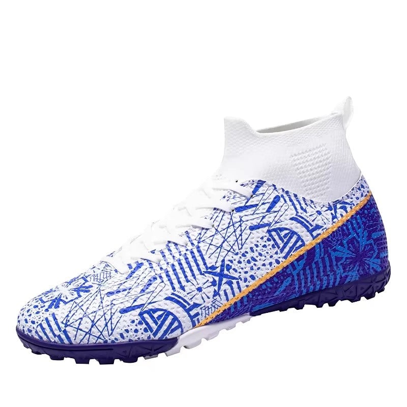 Men's Soccer Cleats Football Boots with High-Top Ankle Collar and Multi-Stud Sole - Image 22