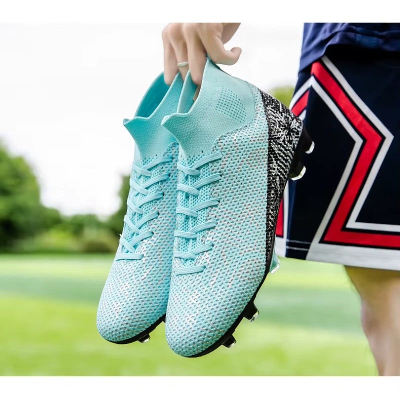 Men's Soccer Cleats Football Boots with High-Top Ankle Collar and Multi-Stud Sole - Image 8
