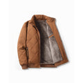 Men's Winter Jackets with Quilted Shell and Fleece Lining Bomber - Image 2