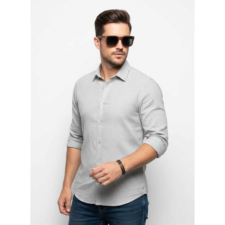 Men's Wooden Polarized Sunglasses with Engraved Wayfarer Frame - Image 9