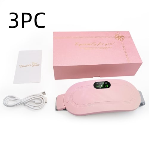 Menstrual Electric Heating Pad for Lower Back Vibrating Massage and Adjustable Strap - Image 11