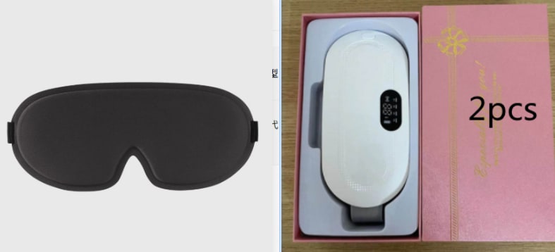 Menstrual Electric Heating Pad for Lower Back Vibrating Massage and Adjustable Strap - Image 2