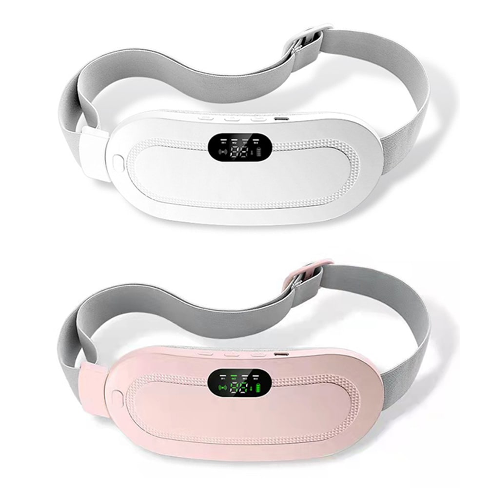 Menstrual Electric Heating Pad for Lower Back Vibrating Massage and Adjustable Strap - Image 21