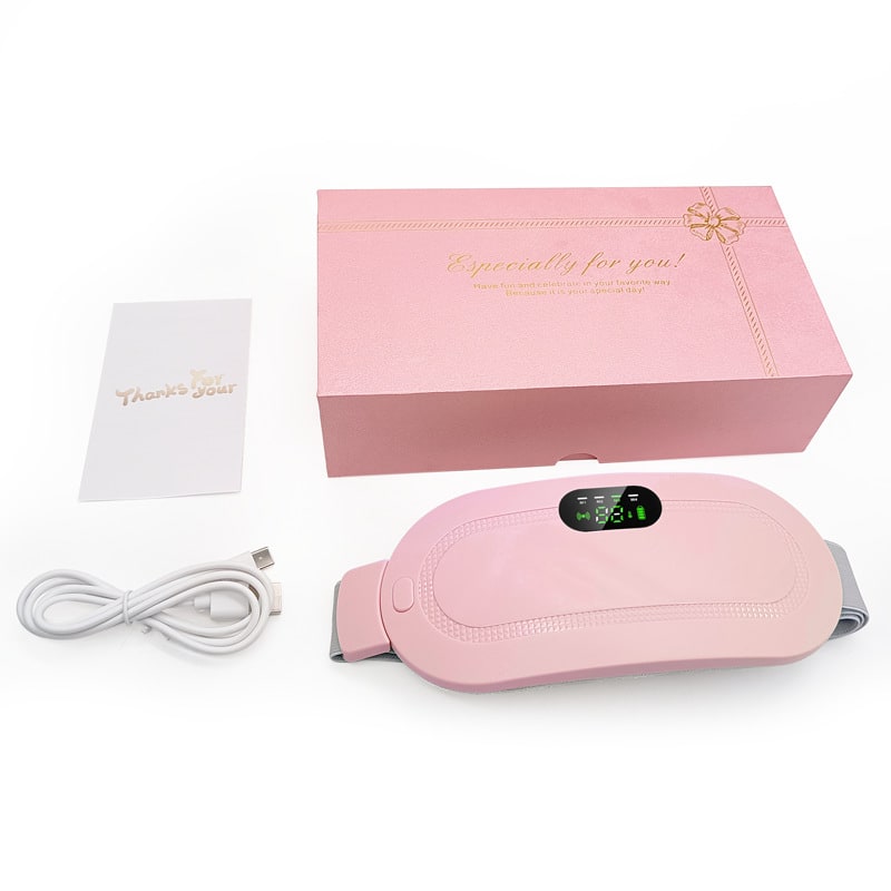 Menstrual Electric Heating Pad for Lower Back Vibrating Massage and Adjustable Strap - Image 27