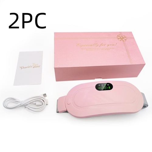 Menstrual Electric Heating Pad for Lower Back Vibrating Massage and Adjustable Strap - Image 30