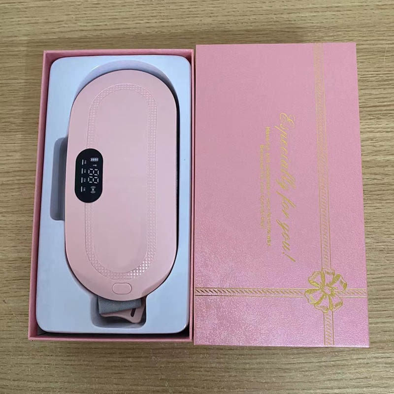Menstrual Electric Heating Pad for Lower Back Vibrating Massage and Adjustable Strap - Image 31
