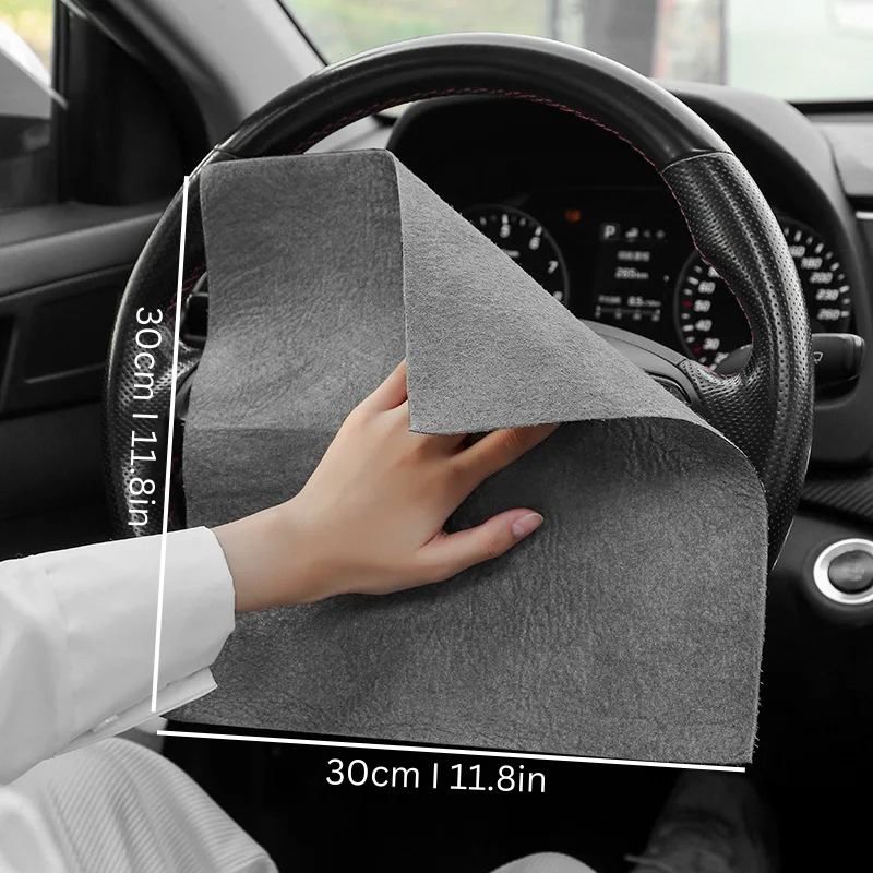 Microfiber Cleaning Cloth Reusable Lint Free Magic Square Wipe - Image 2