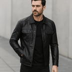 Men's Stylish Biker Jacket – Durable and Comfortable Fit