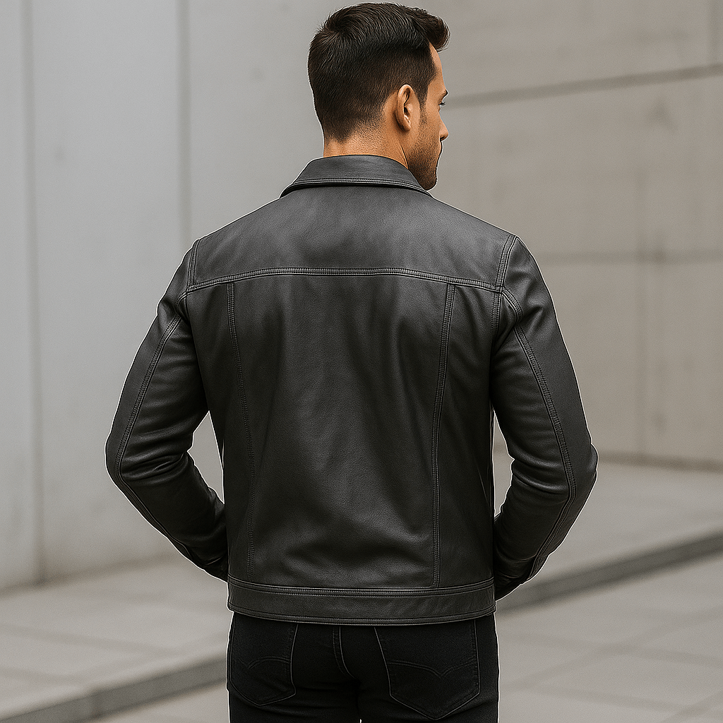Men's Stylish Biker Jacket – Durable and Comfortable Fit