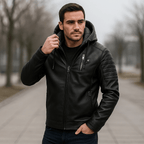 Men's Versatile Hooded Jacket – Stylish and Comfortable for Everyday Wear