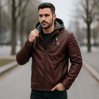 Men's Versatile Hooded Jacket – Stylish and Comfortable for Everyday Wear