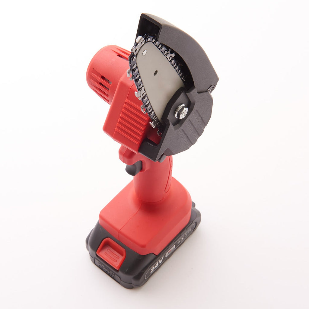 Mini Cordless Chainsaw 24v Rechargeable Battery Powered Handheld Saw Echo 590 - Image 7