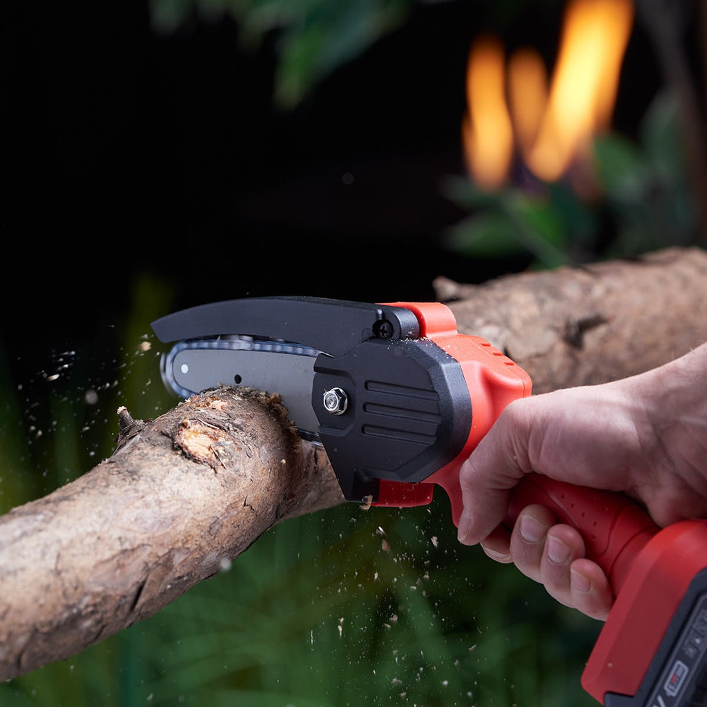 Mini Cordless Chainsaw 24v Rechargeable Battery Powered Handheld Saw Echo 590 - Image 8