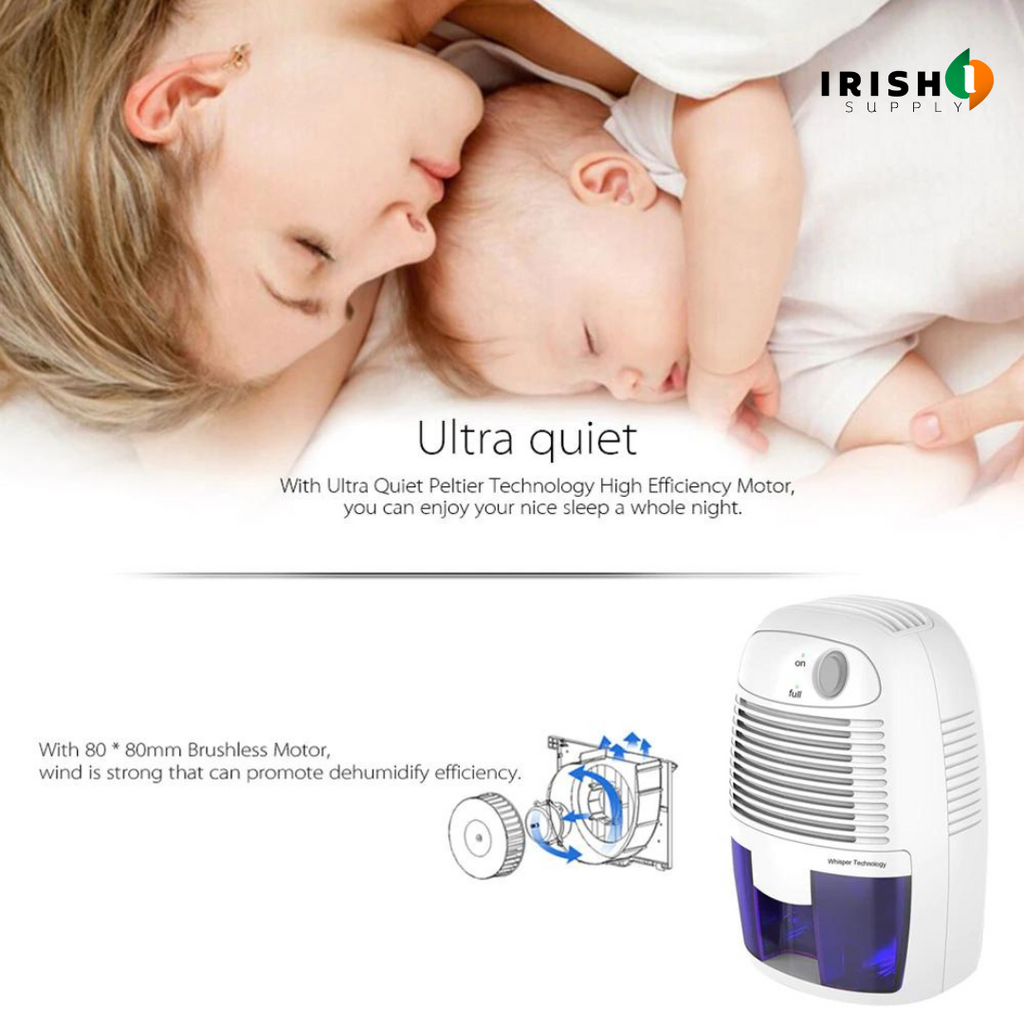 Mini Dehumidifier for Bathroom and Bedroom with 500ml Water Tank Portable Compact Design - Image 6