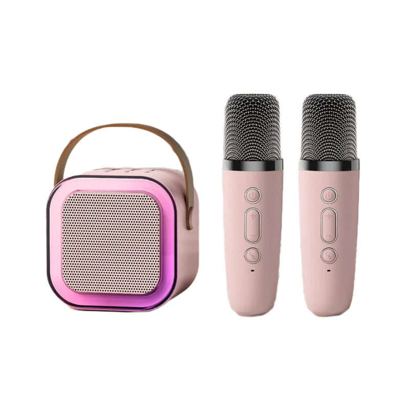 Mini Karaoke Machine with Wireless Microphones and Portable Bluetooth Speaker - Image 16