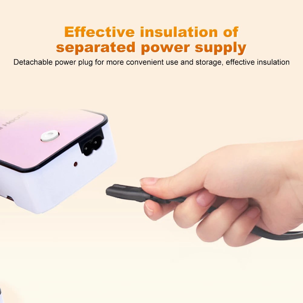 Mini Portable Ceramic Space Heater with Energy Efficient Desktop Design and Detachable Power Cord - Image 2