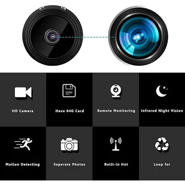 Mini Spy Camera Wireless 1080p Surveillance Portable Night Vision Magnetic Hidden Security - Image 4