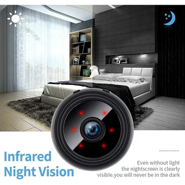Mini Spy Camera Wireless 1080p Surveillance Portable Night Vision Magnetic Hidden Security - Image 5