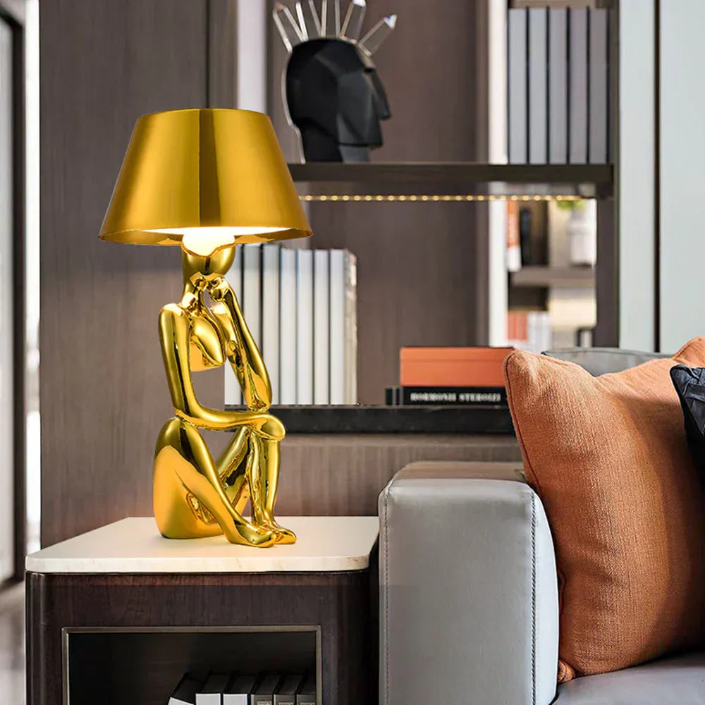 Modern Designer Table Lamp for Living Room & Bedroom – Elegant Ambient Lighting for Contemporary Hom - Image 1