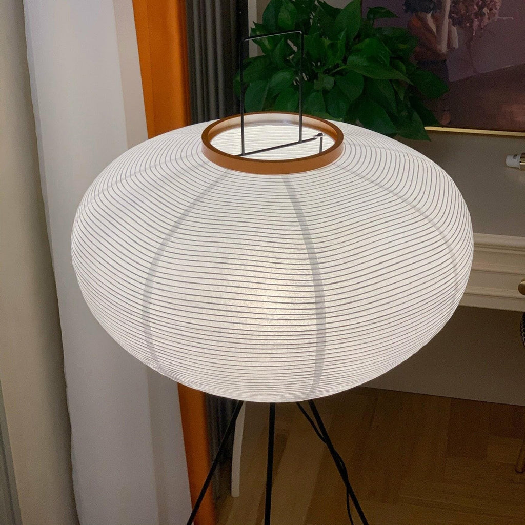 Modern Floor Lamp Decorative Floor Lamp Paper Lamp Tripod Floor Lamp - Image 12