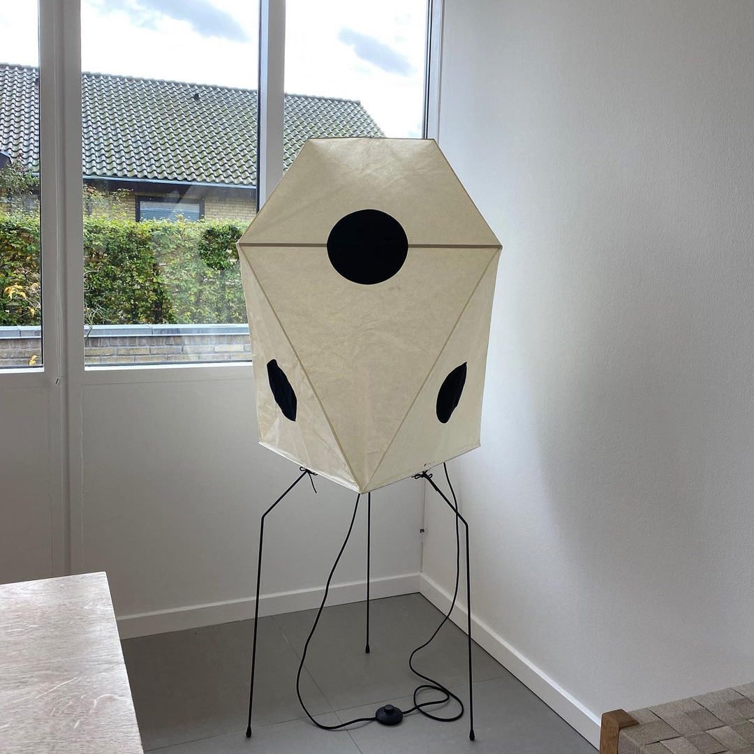 Modern Floor Lamp Decorative Floor Lamp Paper Lamp Tripod Floor Lamp - Image 18