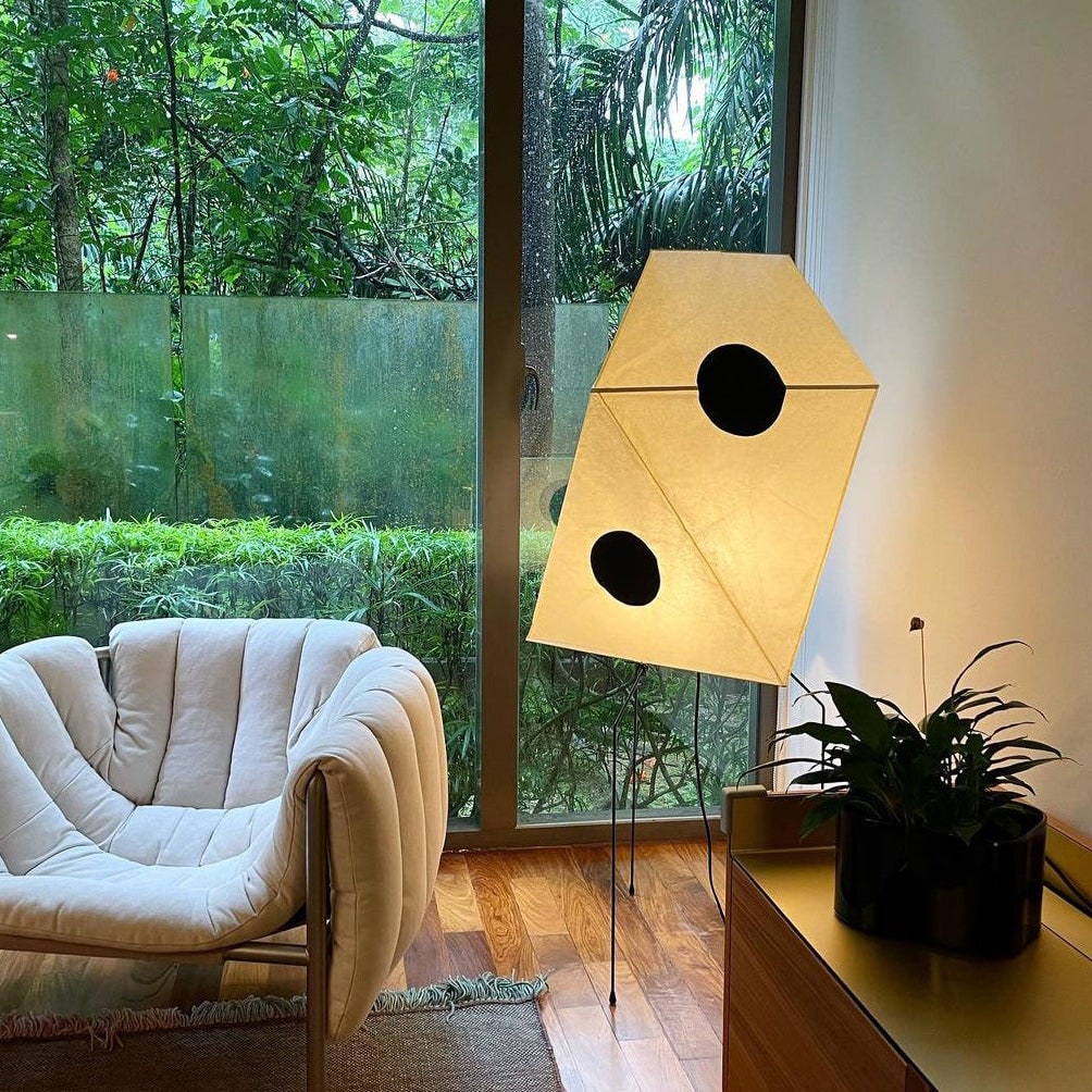 Modern Floor Lamp Decorative Floor Lamp Paper Lamp Tripod Floor Lamp - Image 20