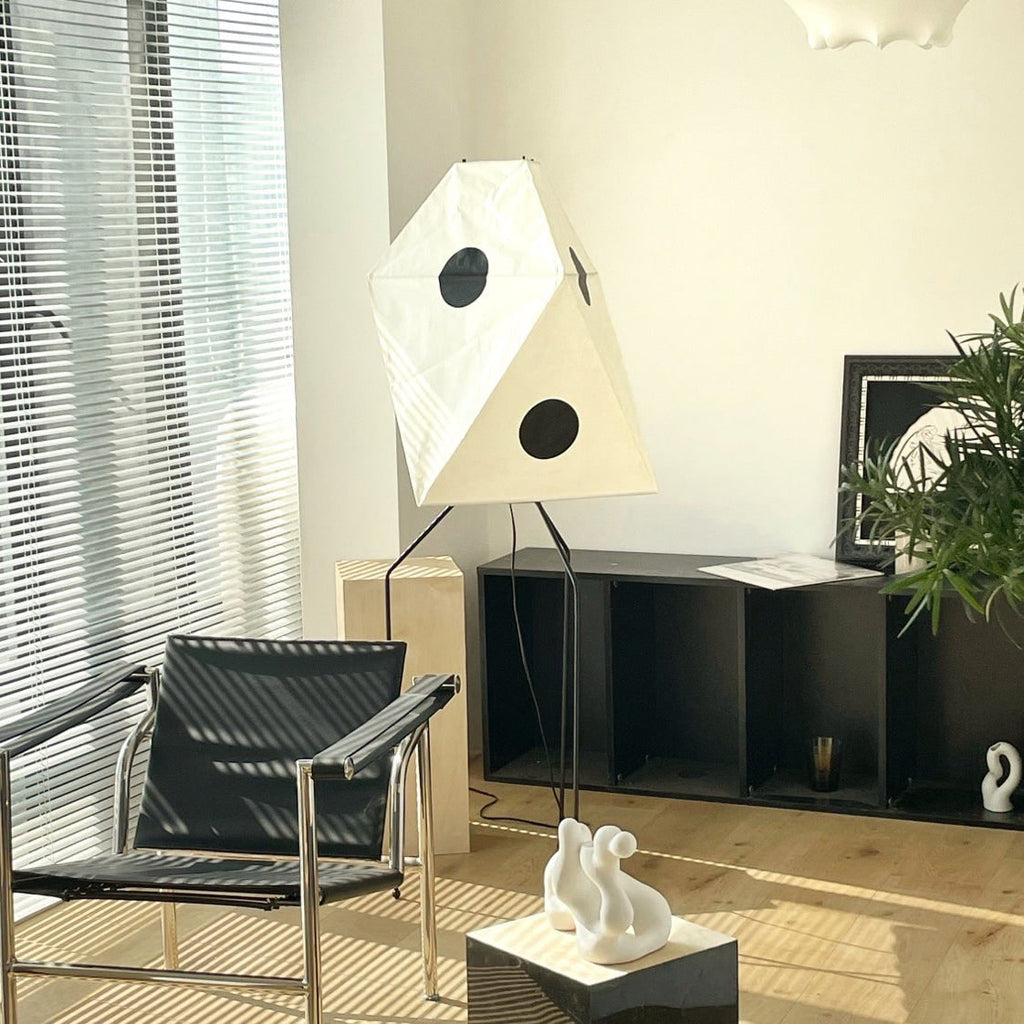 Modern Floor Lamp Decorative Floor Lamp Paper Lamp Tripod Floor Lamp - Image 21