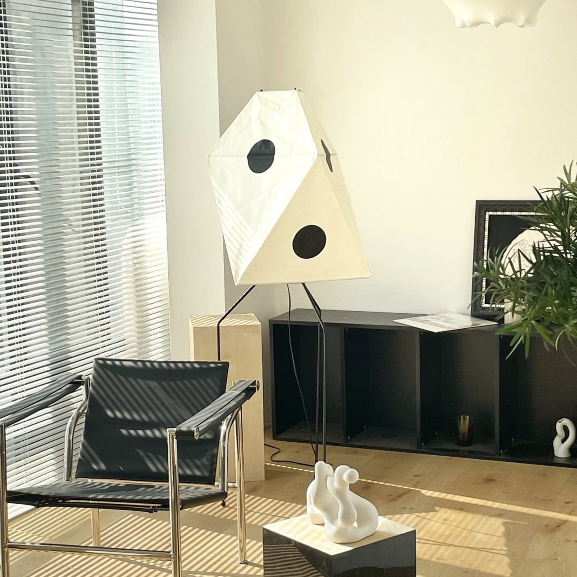 Modern Floor Lamp Decorative Floor Lamp Paper Lamp Tripod Floor Lamp - Image 21