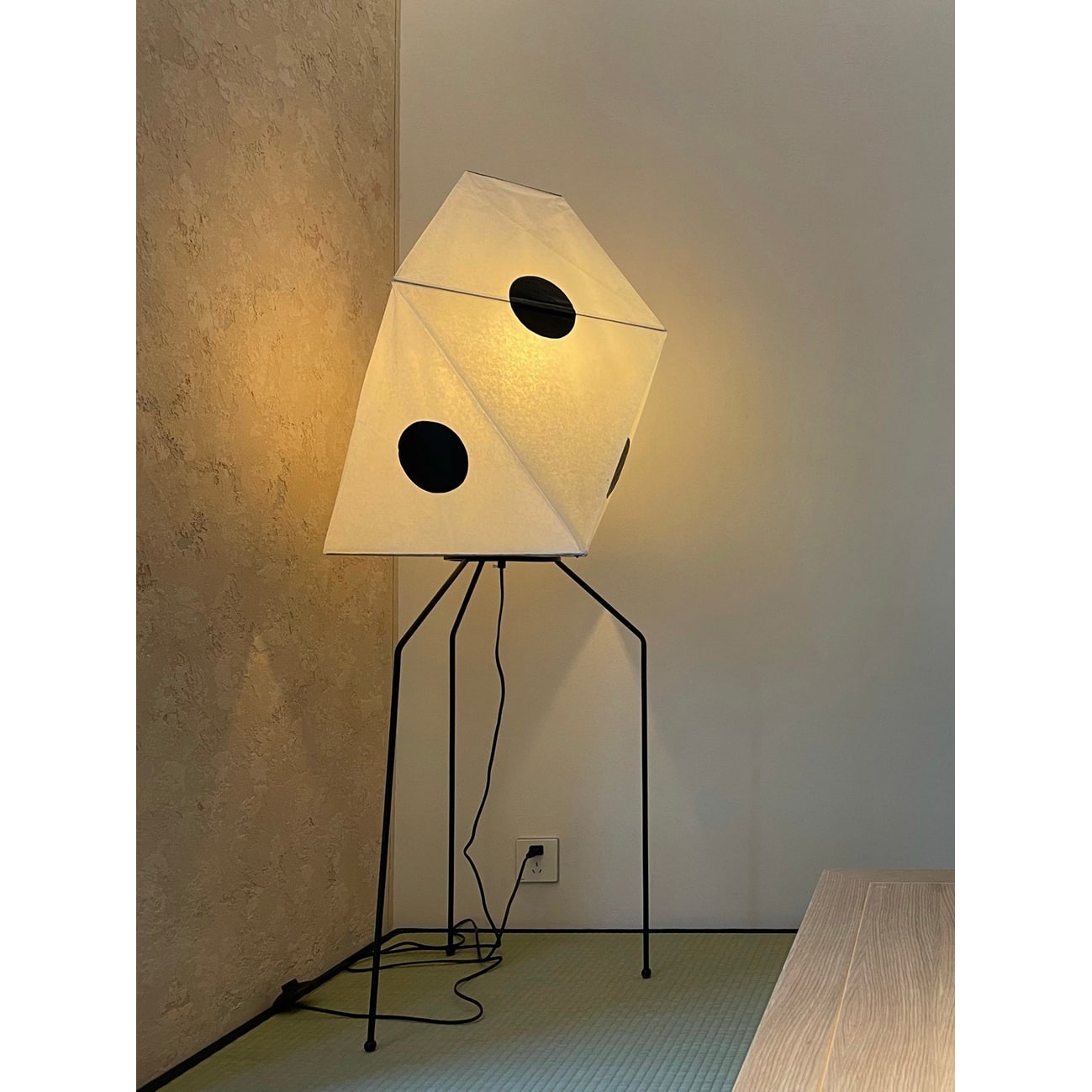 Modern Floor Lamp Decorative Floor Lamp Paper Lamp Tripod Floor Lamp - Image 22