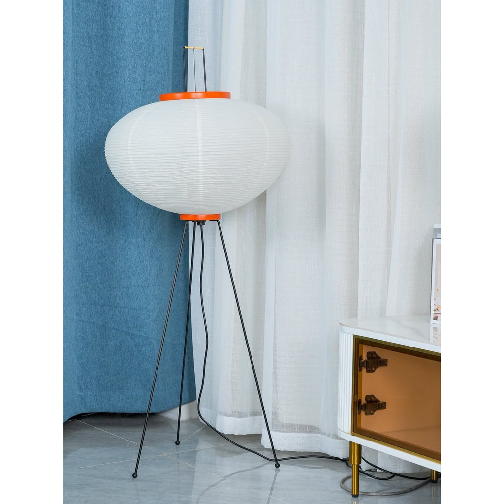 Modern Floor Lamp Decorative Floor Lamp Paper Lamp Tripod Floor Lamp - Image 30