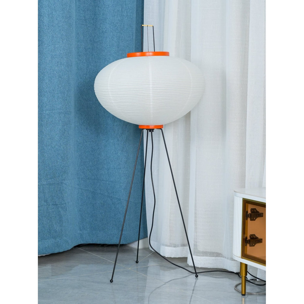 Modern Floor Lamp Decorative Floor Lamp Paper Lamp Tripod Floor Lamp - Image 31