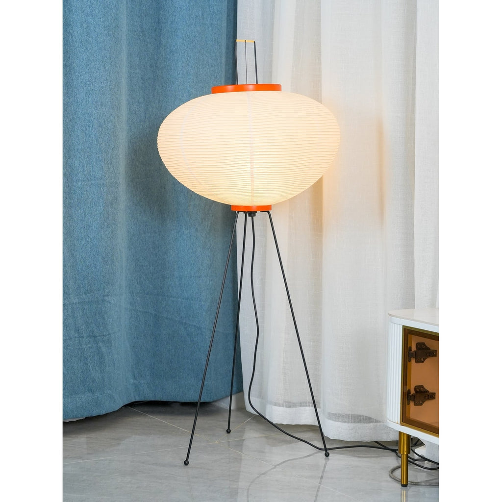 Modern Floor Lamp Decorative Floor Lamp Paper Lamp Tripod Floor Lamp - Image 32
