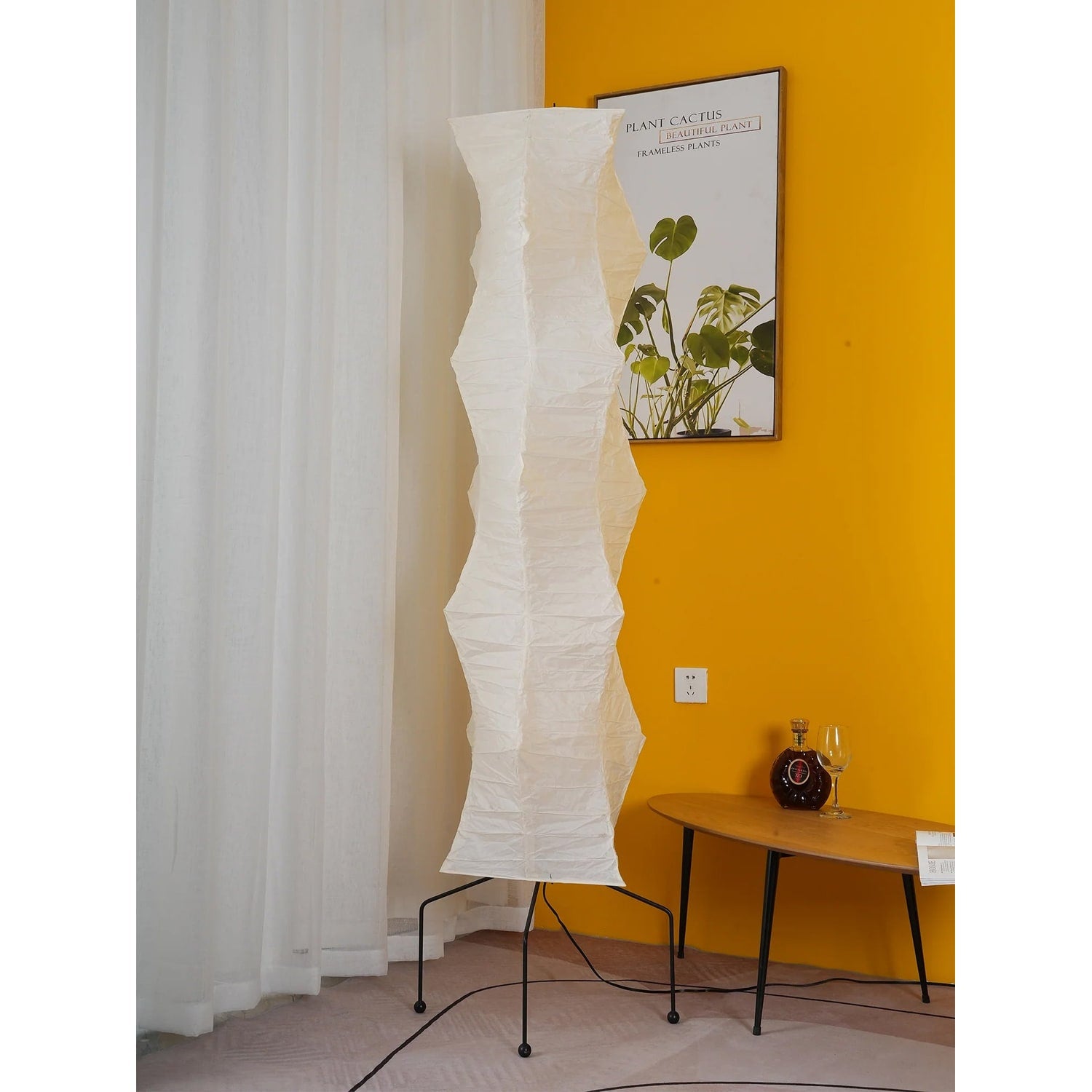 Modern Floor Lamp Decorative Floor Lamp Paper Lamp Tripod Floor Lamp - Image 39