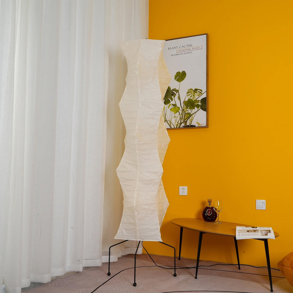 Modern Floor Lamp Decorative Floor Lamp Paper Lamp Tripod Floor Lamp - Image 40