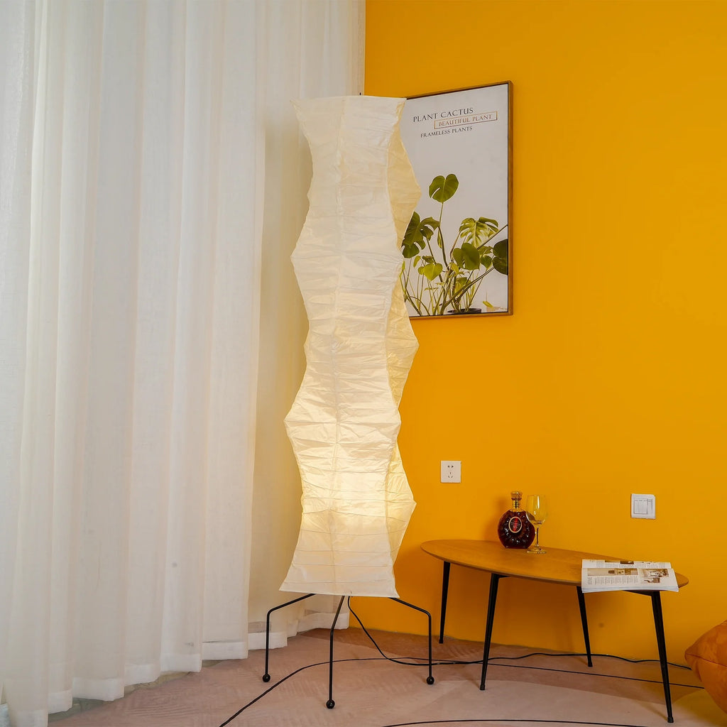 Modern Floor Lamp Decorative Floor Lamp Paper Lamp Tripod Floor Lamp - Image 41