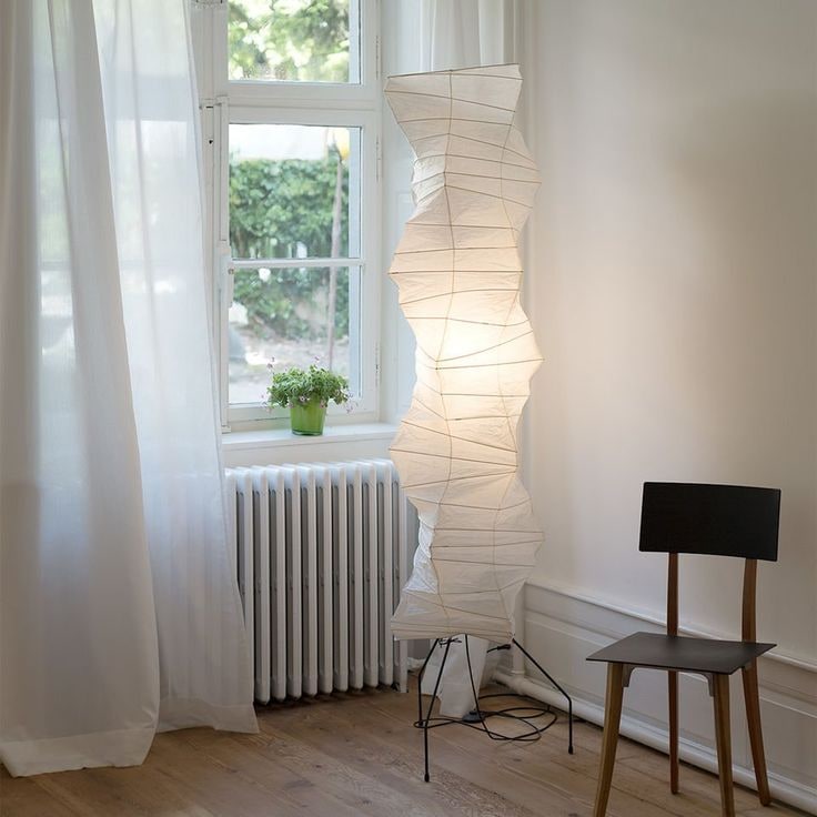 Modern Floor Lamp Decorative Floor Lamp Paper Lamp Tripod Floor Lamp - Image 8